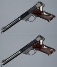 Two High Standard Supermatic S-101 Semi-Automatic Pistols