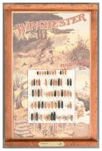 Winchester Rifle Bullet Board and Winchester Collector Watch