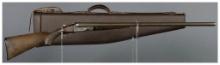 Antique Parker Bros. Grade 2 Double Barrel Shotgun with Case