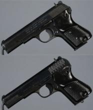 Two Tokarev Pattern Semi-Automatic Pistols