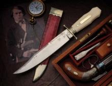 Early Samuel C. Wragg, Sheffield Coffin Hilt Bowie Knife