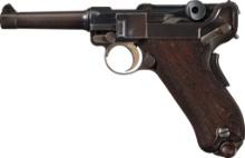 DWM Model 1902 American Eagle 9 mm "Fat Barrel" Luger Pistol