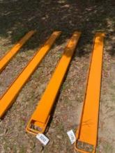 SKID STEER PALLET FORKS EXTENSIONS *LOT IS ONE SET OF EXTENSIONS* LOCATED KINGSTREE SOUTH CAROLINA