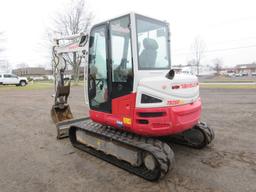 2017 Takeuchi TB260 Mini Excavator