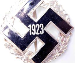 German WWII 1923 Swastika General Gau Badge