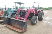 MAHINDRA 4550 4WD ROPS W/ LDR AND BUCKET