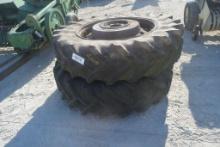 TIRE AND WHEELS W/ WHEEL WEIGHTS