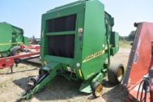 JD 567 MEGA WIDE NET WRAP ROUND BALER W/ SHAFT AND MONITOR