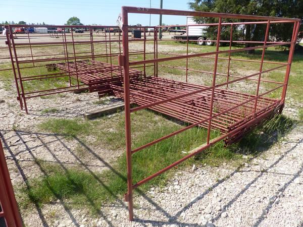 10-5'x10' 5 RAIL CORRAL PANELS