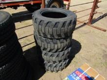 4 Skid Steer Tires (M)