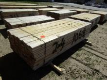 2in x 4in x 105-1/2in lumber 180 count (M)