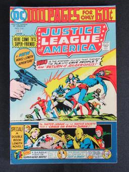 Justice League of America Early Bronze Age Lot #99, 100, 101, 104, 114