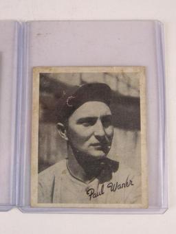 Lot (3) Pre-War 1930's Cards. Goudey & Play Ball. Includes Paul Waner