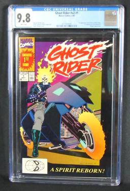 Ghost Rider v2 #1 (1990) KEY 1st Dan Ketch (New Ghost Rider) 1st Print CGC 9.8