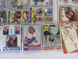 Lot (6) 1976 Topps Baseball "Christmas" Rack Packs- RE-PACKS