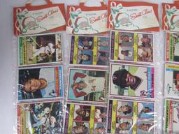 Lot (6) 1976 Topps Baseball "Christmas" Rack Packs- RE-PACKS