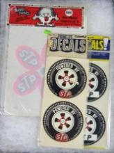 Lot Vintage STP Decals All Sealed in Packaging