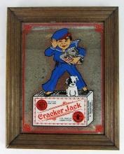 Vintage 1970's/80's Cracker Jack Advertising Mirror 11 x 14"