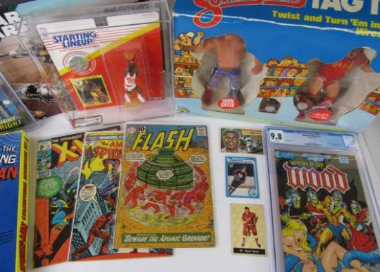 Sports Cards, Comics, Toys, Rock N Roll & More!