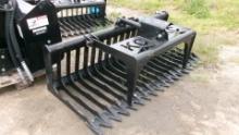 6' H.D. SKID MOUNT ROCK / BRUSH GRAPPLE, 4 1/2" spacing, taxable, new