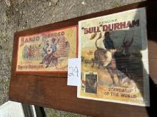 Banjo & Bull Durham Tobacco Signs