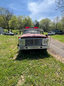 1971 Ford F750 Custom Cab Fire Truck