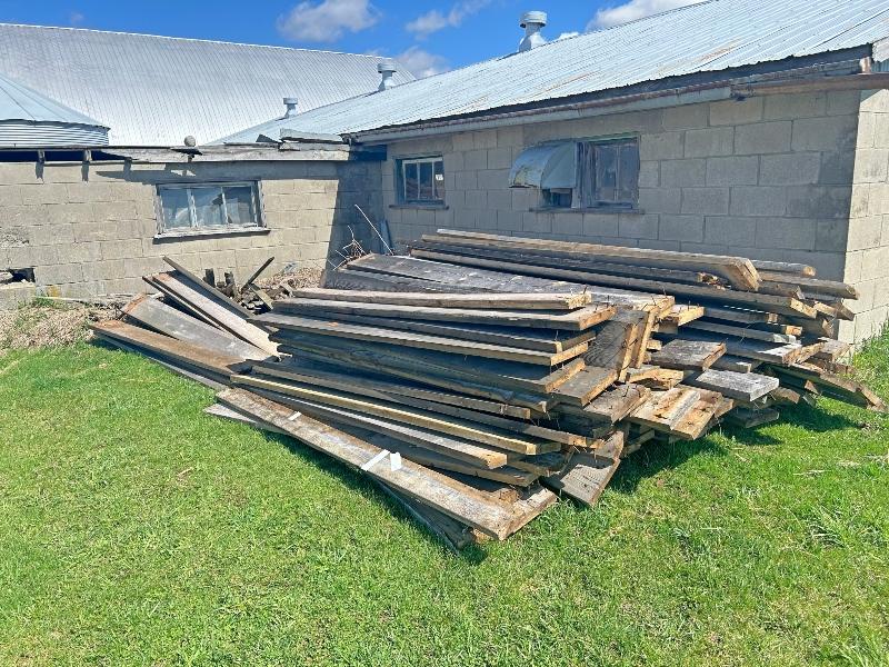 Pile of Assorted Used Lumber - Approx. 80 Boards