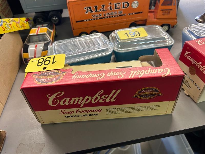 Campbell's Soup Trolley Car Bank