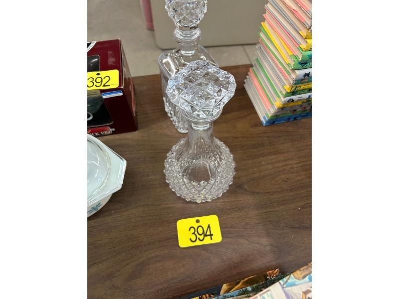 2 Crystal Decanters