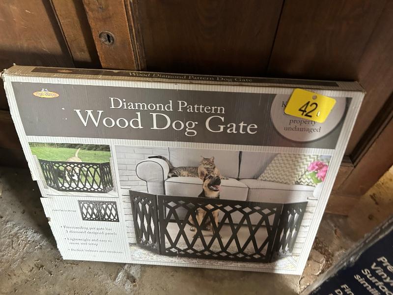 New Wood Dog Gate