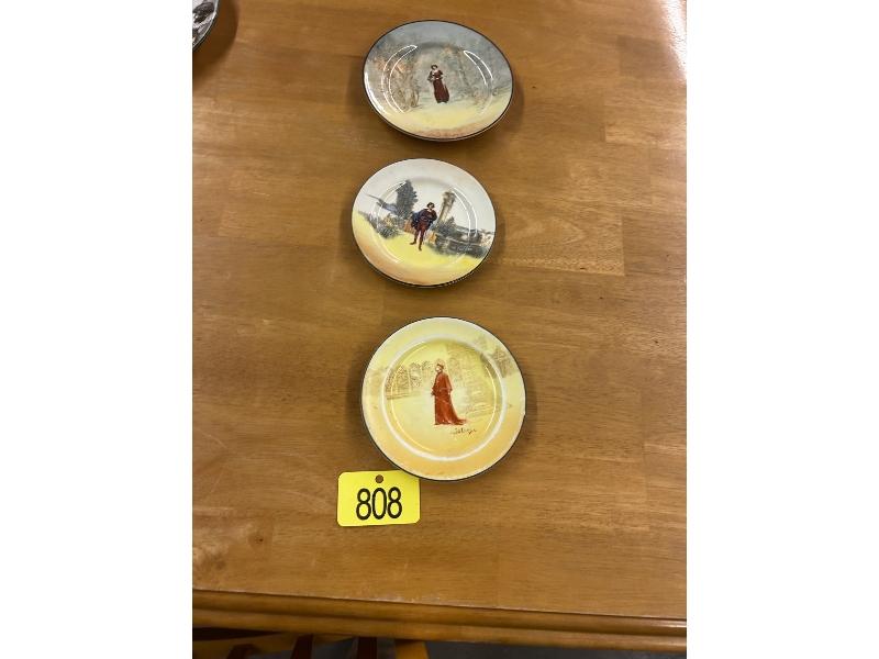 3 Royal Doulton Plates