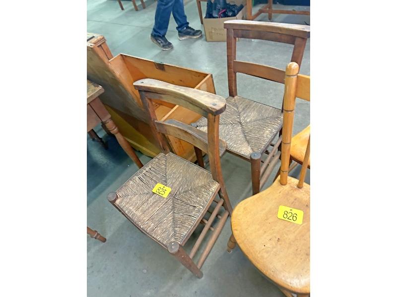 2 Cane Bottom Chairs