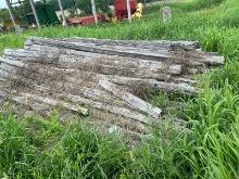 Pile of Cedar Rails