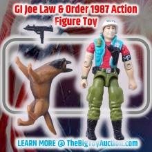 GI Joe Law & Order 1987 Action Figure Toy