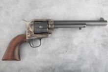Uberti SAA Revolver, "U.S." marked frame, .45 Colt caliber, SN SA5375, blue finish, case hardened fr