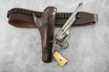 Antique Merwin & Hulbert Co. early large frame Single Action Open Top Revolver, aka Army Revolver, c