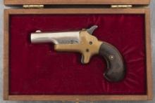 Antique Colt Third Model Derringer, circa 1870s, .41 RF caliber, Single Shot, SN NV, silver plated,