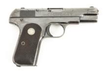 Colt Model 1903, Semi-Auto Pistol, .32 caliber, SN 129076, blue finish, 4" barrel, overall good cond