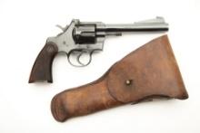 Fully restored Colt Target Model Double Action Revolver, .38 SPL caliber, SN 783376, blue finish, 5