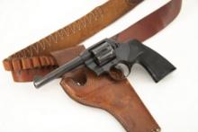 Colt Official Police Double Action Revolver, .38 SPL caliber, SN 829225, blue finish, 4 3/4" barrel,