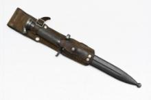 Swedish M1896 Bayonet (8" Blade) W/ Scabbard & Frog - Eskilstuna Jernmanufakur