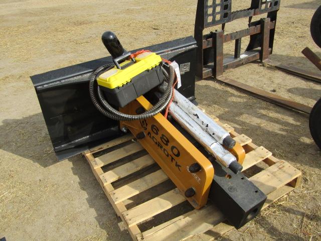 1457. 325-637. UNUSED AGT SKID LOADER HYD. JACK HAMMER WITH 2 BITS, TAX