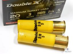 10 Rounds Winchester DoubleX .20 Gauge Mag Turkey Load 3" 1 1/4 oz.