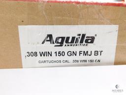 500 Rounds Aguila .308 Win 150 Grain FMJ