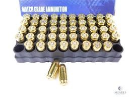 50 Rounds Atlanta Arms .380 ACP Match Ammunition - 100-grain FMJ