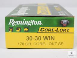 20 Rounds Remington .30-30 Ammunition - 170-grain SP