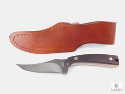 New Schrade Old Timer Sharpfinger Fixed Blade with Leather Sheath