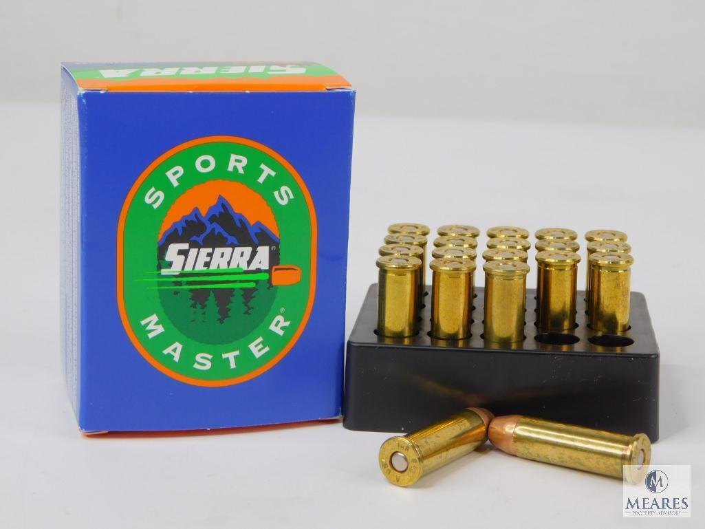 20 Rounds Sierra .38 Special Ammo. 125 Grain JHP