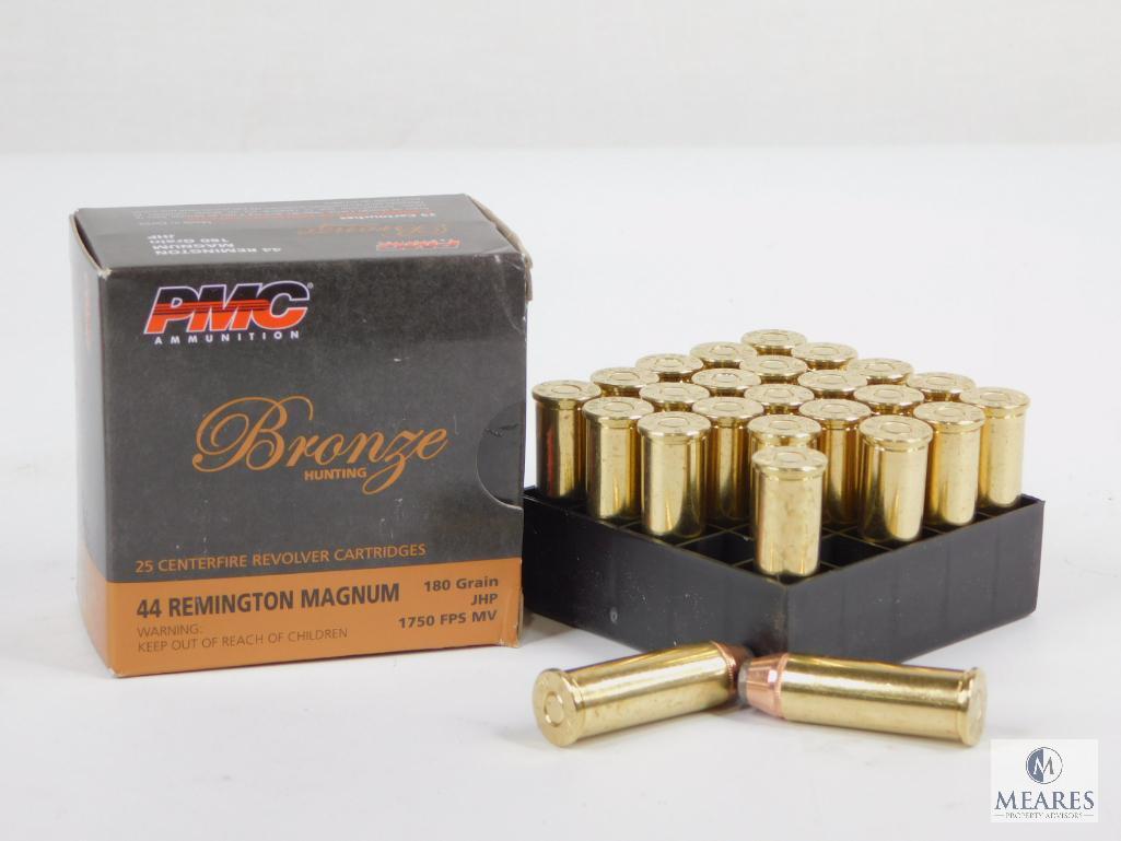25 Rounds PMC .44 Magnum Ammo. 180 Grain Hollow Point