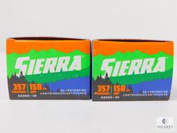 40 Rounds Sierra .357 Magnum Self Defense Ammo. 158 Grain Hollow Point